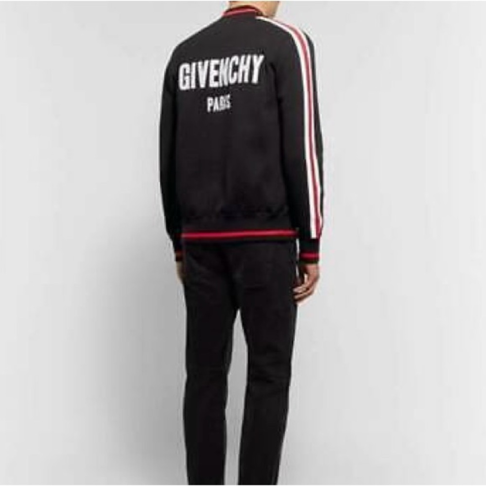 Givenchy Bomber Jacket Star Blouson Cotton Black Men - Picture 2 of 8